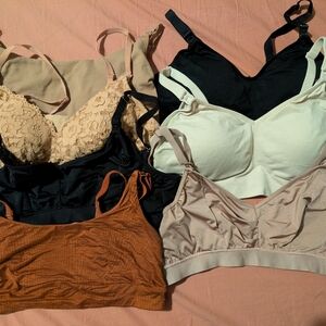7 Nursing/Pumping Bra Lot - Bodily, Momanda, Auden brands